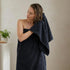 Set 8 8 2 2 2 2 REDKISS Black Bath Towels Piece - Microfiber Bathroom Towels of Large, Highly Absorbent Bath Towel