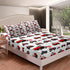 Set Erosebridal Red Tractor Bed Sheet Twin Size Heavy Equipment Truck Bedding Kids Boys Girls Teens Harvester Tractor