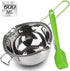 Stainless Steel Double Boiler with Silicone Spatula, Chocolate Melting Pot with Heat Resistant Handle