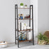 4-Tier ZENY Bookshelf, Ladder Bookcase, Multifunctional Ladder-Shaped Plant Flower Stand Rack Bookrack Storage Shelves
