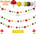 2 Summer 6.56 Tatuo Pcs Felt Mushroom Garlands Pom Pom Garland Banner Mushroom Classroom Decor Hanging Baby Shower