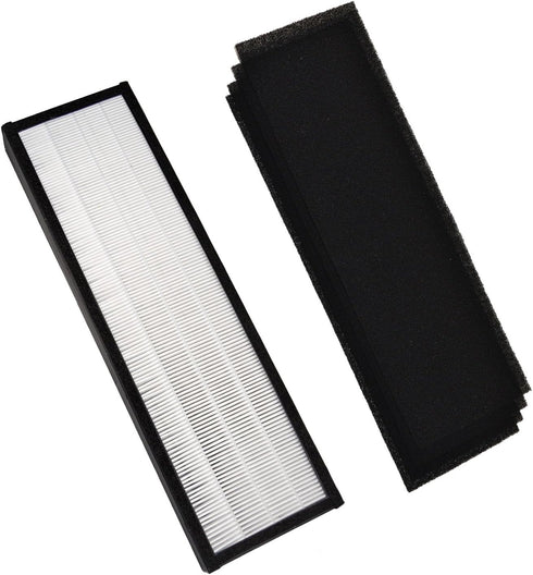 HQRP HEPA Filter B with 4-Pack Carbon Filters, Compatible with GermGuardian AC4800, Oransi Finn