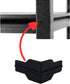 Whalen Post Insert Corner Connector for Shelving, Black Corner Connector for Costco Shelving Units
