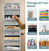 Andahoom 5 8 44lb Nursery,Closet, Sturdiness Over The Door Organizer, Shelves & Side Pockets,Anti Tilt Hanging Behind