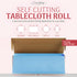 54in 100 Grandipity Plastic Tablecloth Roll - x Ft. Sky Blue Plastic Table Cloths for Parties Disposable with Cutter