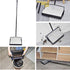EZ SPARES Quiet Floor Sweeper with Pig-Bristles, Strong Roller Brush for Carpet Cleaning, Great for House, Office,