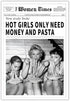 Generic Vintage Women Times Newspaper Canvas Wall Art Black and White Aesthetic Poster