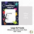 Desert Cactus Paintball Happy Birthday Invitations Style 2 Invite Cards (10 Count) with Envelopes for Kids Party