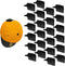 24 Pack Adhesive Hat Rack for Wall - Strong Multi-Purpose Organizer for Baseball Caps, No Drilling Hat Holder