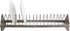 Creative Co-Op Rustic Farmhouse Metal Dish Rack, Zinc Finish with 18 Slots