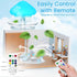 Diffuserlove Cloud Humidifier Rain Water Drip Diffuser Humidifier with Remote Waterfall Lamp Mushroom Humidifier Rain