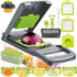 Vegetable Chopper, 17 in 1 Kitchen Gadgets Accessories, Food Salad Cutter, Mandolin, Veggie Chopper with Container