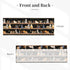 1 54" 18" Bookshelf Cat Curtain Valance Short Rod Pocket Window Treatment for Living Room Bedroom Kitchen Bathroom