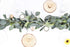 DearHouse 6.2 Feet Eucalyptus Garland, Artificial Silk Eucalyptus Leaves Vines Handmade Garland for Wedding Home