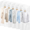 50 Pack Plastic Dry Cleaning Bags, 60x120 cm Clear Dust-proof Garment Bags for Dry Cleaner and Storage