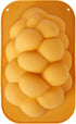 Silicone Braided Challah Mold - Medium Braided Oval Pan for Baking, No Shaping Required