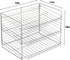 Iron Wire Stackable Chrome Can Rack Organizer