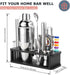 22-pc Set(24oz/700ml) Set Set 39-Recipe HMYBAR Cocktail Shaker | Mixology Bartender Kit | Bar Tool | Martini Making