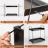 2-Tier Counter ANBOXIT Coffee Station Organizer, Wooden Kitchen Shelf - Black