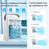 gootu Conditioners,1000ML Conditioner,3 Cooler,2/4/6H OFF,7Color Portable Air Portable AC Unit,Personal Small Air Speed