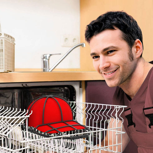 Hat Washer Cage, Hat Cleaner for Adult and Kids Hats, Ideal for Baseball Caps, Safe for Dishwasher, 3-Pack
