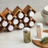 Talented Kitchen 144 Spice Labels Stickers - Preprinted White Spice Jar Labels for Organization, Water Resistant