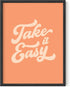 HAUS AND HUES Relax Sign Peach Pictures for Room, Cute Quote Posters & Inspirational Wall Art for Girls