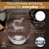 Greenline Goods Dachshund Stemless Wine Glass (One Glass) - Hand Etched Weiner Dog Lovers Gift