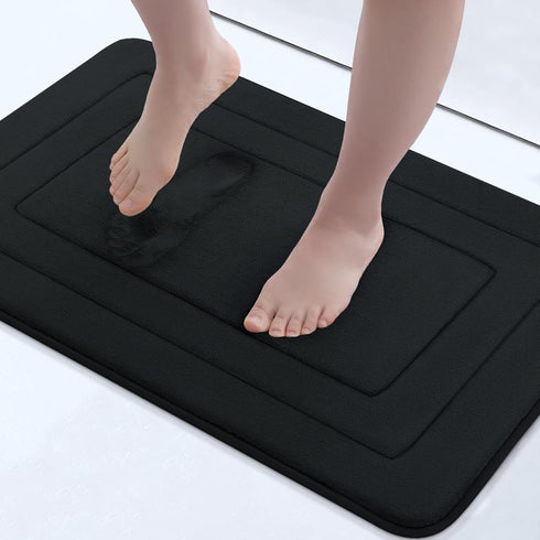 Arotive Memory Foam Bathroom Rug Mat 24x16, Ultra Soft and Absorbent Bath Mat for Bathroom Floor
