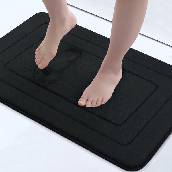 Arotive Memory Foam Bathroom Rug Mat 24x16, Ultra Soft and Absorbent Bath Mat for Bathroom Floor