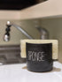 Ceramic Sponge Holder Caddy for Kitchen - Black