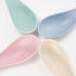 Outus 8 Pieces Wheat Straw Plastic Spoon, Portable Dinner Spoon, Dishwasher and Microwave Safe
