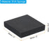 PATIKIL EVA Anti-Vibration Pads, 4 Pcs Shock Absorbing Washer Pads 2" x 2" x 0.4" for HVAC, Air Conditioner, Air Compressor, Condenser, Dryer, Black