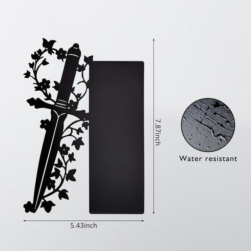 Urbraneco Dagger Bookshelf Decor Fantasy Decor for Bookshelf and Desk, Ideal for Men's Desk Accessories, Gifts