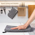 iFedio 4 Slice Toaster Cover with Pockets & Top Handle, Small Appliance Dust Cover, Machine Washable Black
