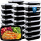 vivigu 50 Pack Meal Prep Containers 38 oz, Leakproof To Go Food