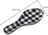 UPware Melamine Spoon Rest Spoon Holder Kitchen Utensil Holders 9.625 Inch for Kitchen Counter Dining Table (Gingham Black)