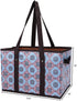 Set Foraineam Reusable Grocery Bags Durable Heavy Duty Tote Bag Collapsible Grocery Shopping Box Bag with Reinforced