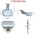 XINYI 2pcs Chinchillas, Aluminum Alloy Chicken Water Cups, Automatic Metal Chicken Water Feeder for Dog, Cat, Bunnies