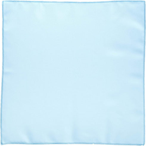 LA Linen 10-Pack Soft Cloth Napkins, 18 by 18-Inch, Washable Reusable, Stain and Wrinkle Resistant, Blue Light