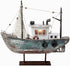 Aecipl Nautical Decor Wood Sailboat Model with LED Light - Beach Themed
