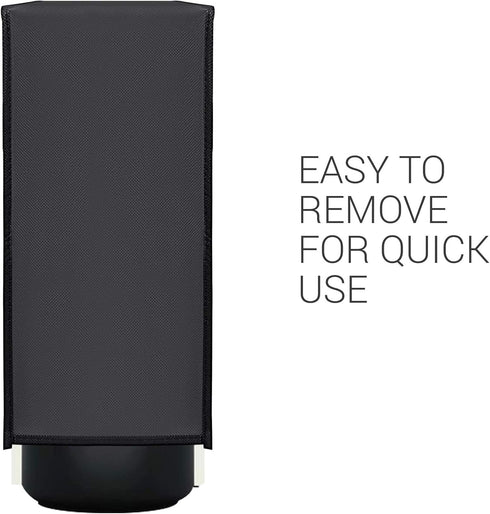kwmobile Cover for Nespresso Essenza Mini, Plastic Case for Coffee Maker Machine in Dark Grey