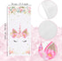 BOAO Unicorn Beach Towel for Girls - Microfiber Quick Dry Towel for Kids, Rainbow Bath Towel (Glitter Pink, Cute Style)