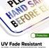 12"x18" Please Use Hand Sanitizer Before Entering Sign, Polyethylene, Indoor/Outdoor Use, USA MADE By My Sign Center