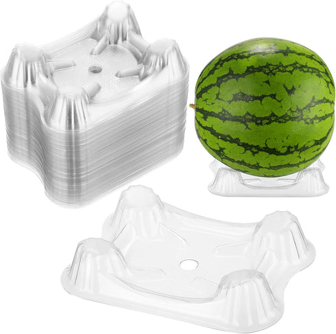Irenare 50 Pcs Melon Cradle Plastic Melon Cradles Watermelon Holder for Garden