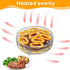 Air Fryer Racks, Three Stackable Dehydrator Racks, 304 Stainless Steel Basket Toast Rack for 4.2-5.8QT Air Fryer