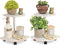 Tikea Decorative Wood Risers for Display, 2-Pack Farmhouse Corner Shelf for Kitchen
