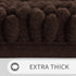 Yimobra Bathroom Rug Mat, 32" x 20", Extra Thick Super Absorbent Bath Rugs, Non-Slip Quick Dry Soft Shower Carpet