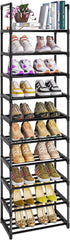 OYREL Shoe Rack, Sturdy Metal Shoe Rack Organizer,Narrow Shoe Racks for Closets,Shoes