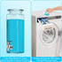 SACIOVEE 2 Pack 76oz Glass Laundry Detergent Dispenser with Stand, Laundry Soap & Fabric Softener Dispenser for Laundry